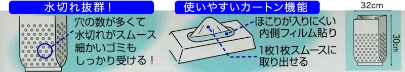 三角コーナー用ポリ袋