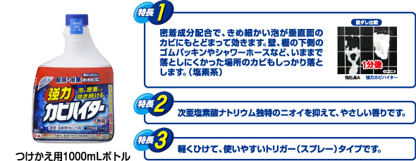 花王強力カビハイター大容量1000mLつけかえ用